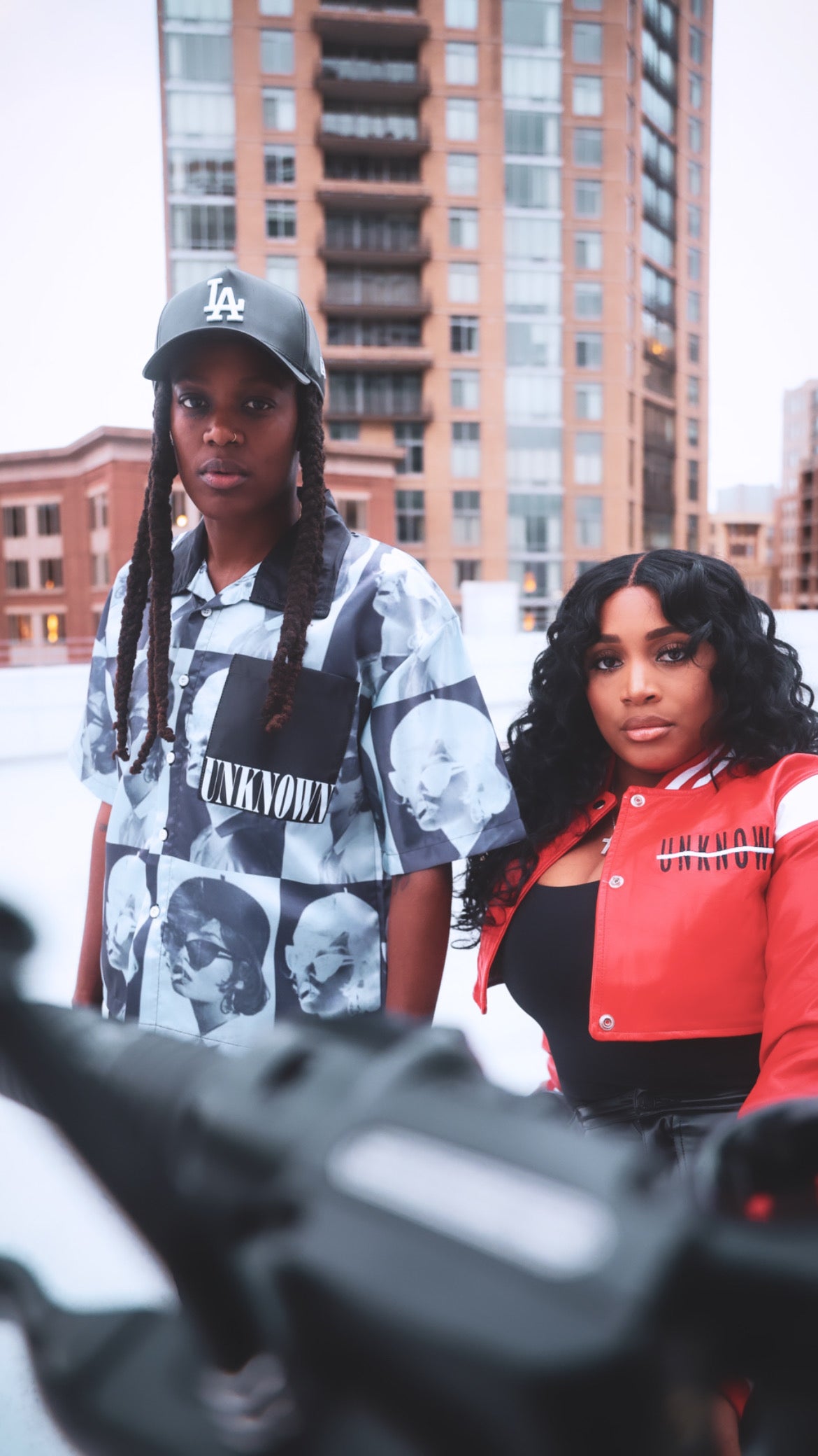 “Cherry Bomb” Cropped leather jacket